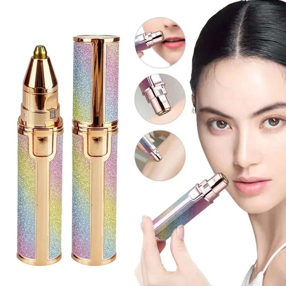 Electric Facial Hair Remover with LED Light