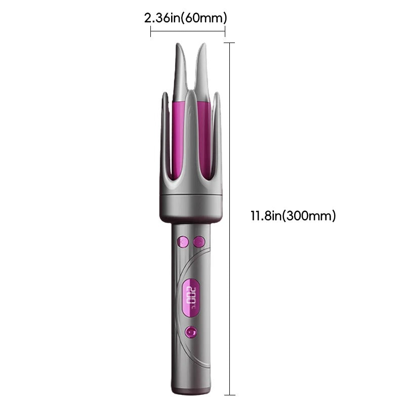 Automatic Curling Iron, Hair Curler Wand Rotating